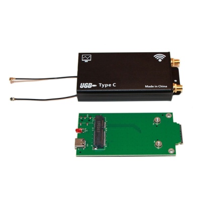 Адаптер USB для модемов Mini PCIe с антеннами