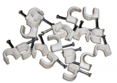 Скобки для монтажа кабеля (100шт)