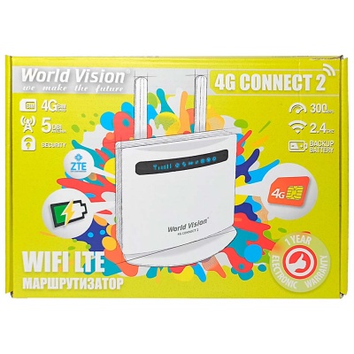 4G Роутер World Vision Connect 2